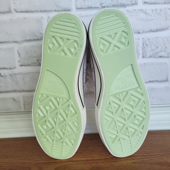 ⭐Converse Chuck Taylor Lift Platform Gingham 8 Women Shoes Sneakers Pink A13663C - Picture 8 of 13